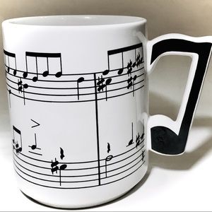 MUSIC NOTE COFFEE / TEA MUG 🎵 Great for Pianists!